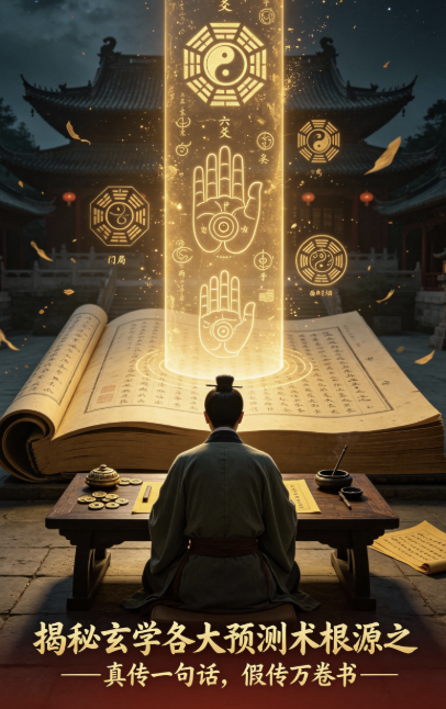 揭秘玄学各大预测术根源之——真传一句话，假传万卷书